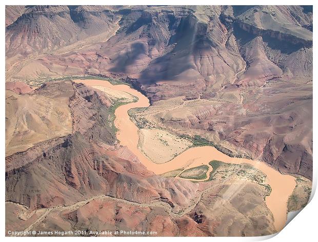 Colorado River Print by James Hogarth