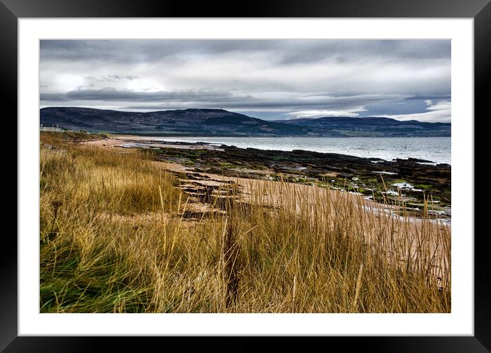 Embo Beach Scotland Framed Mounted Print by Jacqi Elmslie