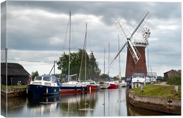 Horsey Windmill Canvas Print by Stephen Mole