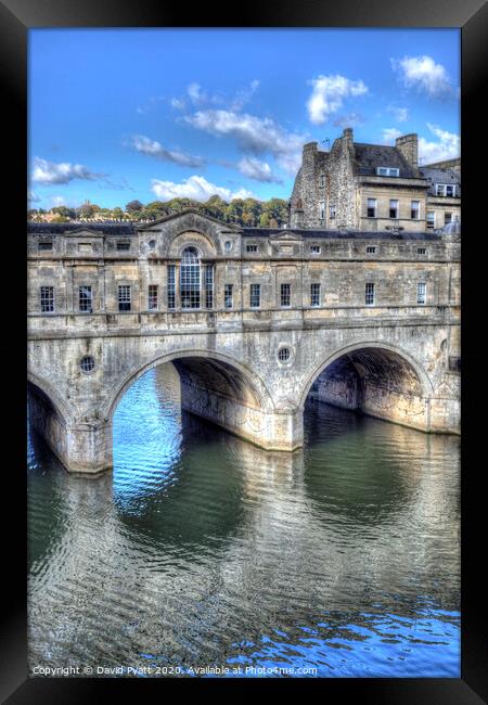 Pulteney Bridge  Framed Print by David Pyatt