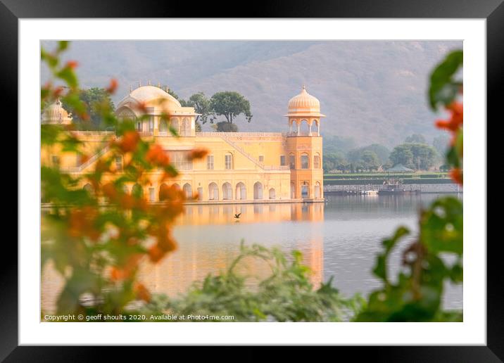 Rajasthan, Indian sunset Framed Mounted Print by geoff shoults