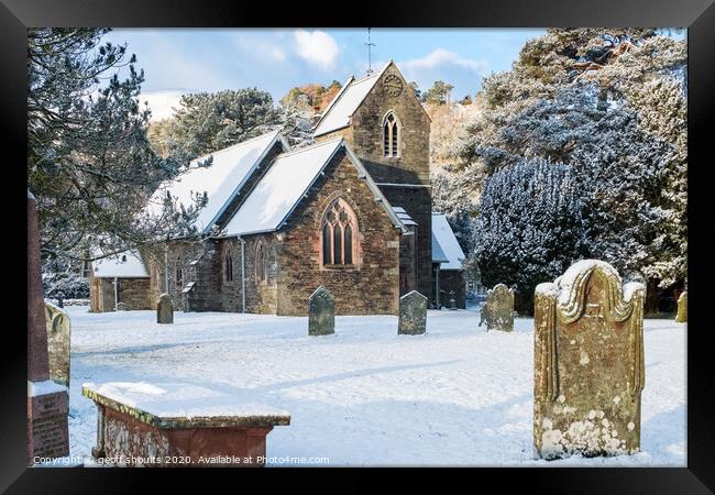  St Patrick's Church Patterdale Framed Print by geoff shoults