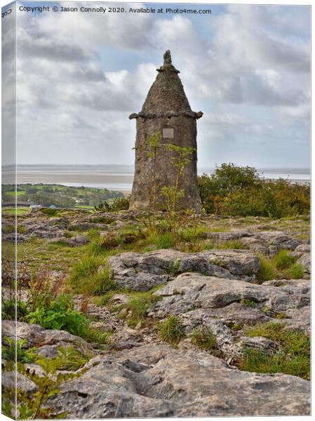 The Pepperpot, Silverdale. Canvas Print by Jason Connolly