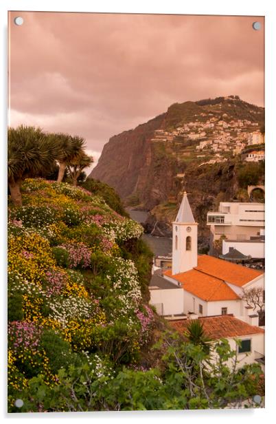 PORTUGAL MADEIRA CAMARA DE LOBOS Acrylic by urs flueeler