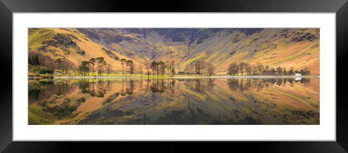 Buttermere Reflections Framed Mounted Print by Phil Durkin DPAGB BPE4