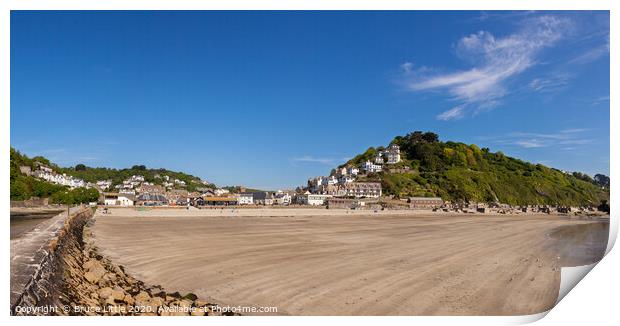 Looe Panorama Print by Bruce Little