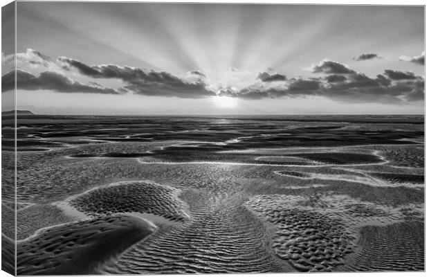 Ainsdale Beach Canvas Print by Roger Green