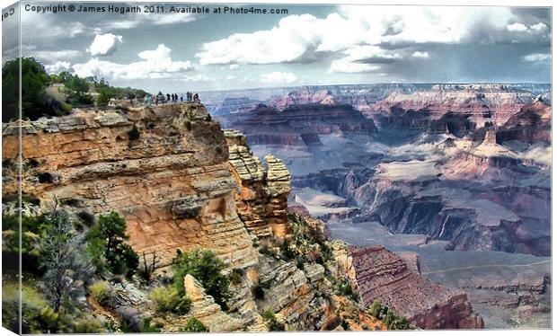 Grand Canyon Viewpoint Canvas Print by James Hogarth