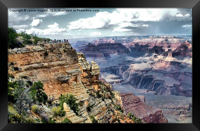 Grand Canyon Viewpoint Framed Print by James Hogarth