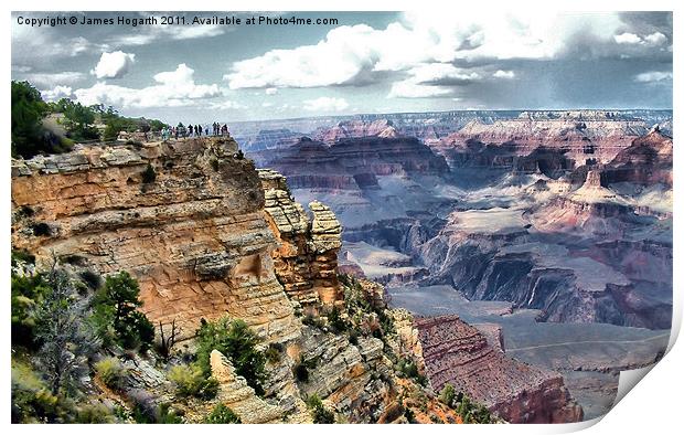 Grand Canyon Viewpoint Print by James Hogarth