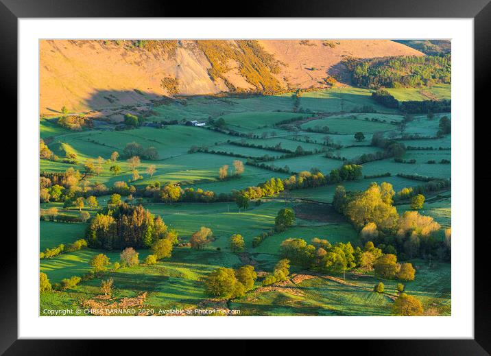 Sunrise Newlands Valley Framed Mounted Print by CHRIS BARNARD