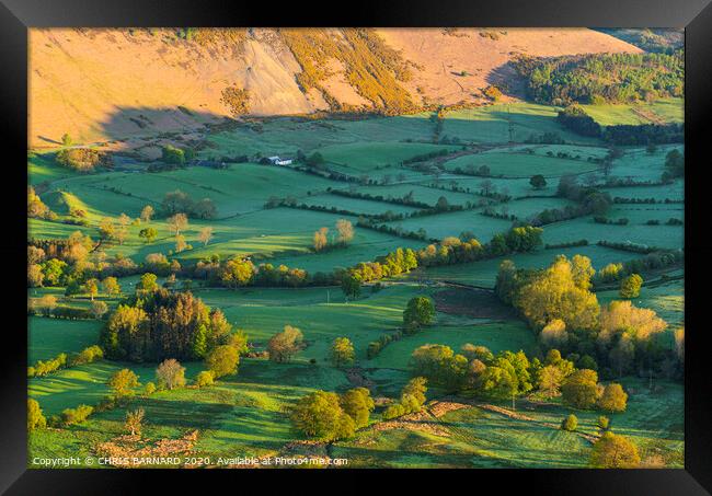 Sunrise Newlands Valley Framed Print by CHRIS BARNARD