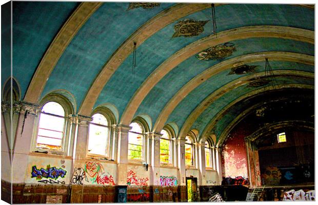 The Derelict Ballroom Canvas Print by val butcher