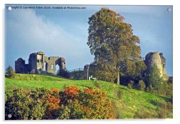 Kendal Castle, Cumbria Acrylic by Laurence Tobin