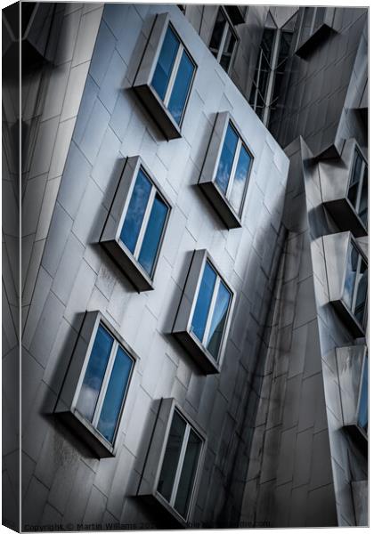 the Ray and Maria Strata Center, MIT Canvas Print by Martin Williams