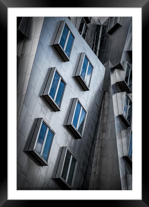 the Ray and Maria Strata Center, MIT Framed Mounted Print by Martin Williams