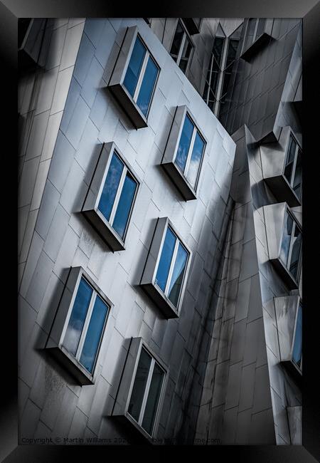 the Ray and Maria Strata Center, MIT Framed Print by Martin Williams