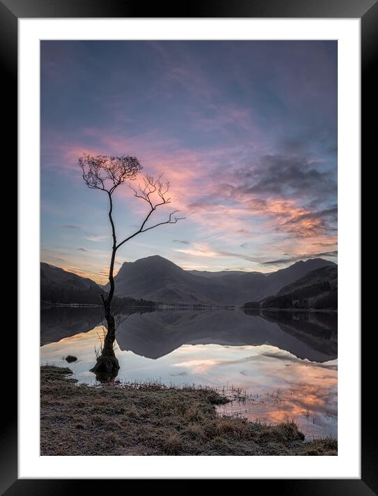 Buttermere Sunrise Framed Mounted Print by Paul Andrews