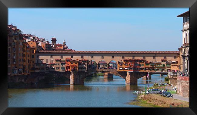 Ponte Vecchio Framed Print by Tom Gomez