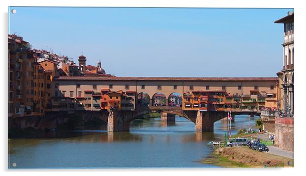 Ponte Vecchio Acrylic by Tom Gomez