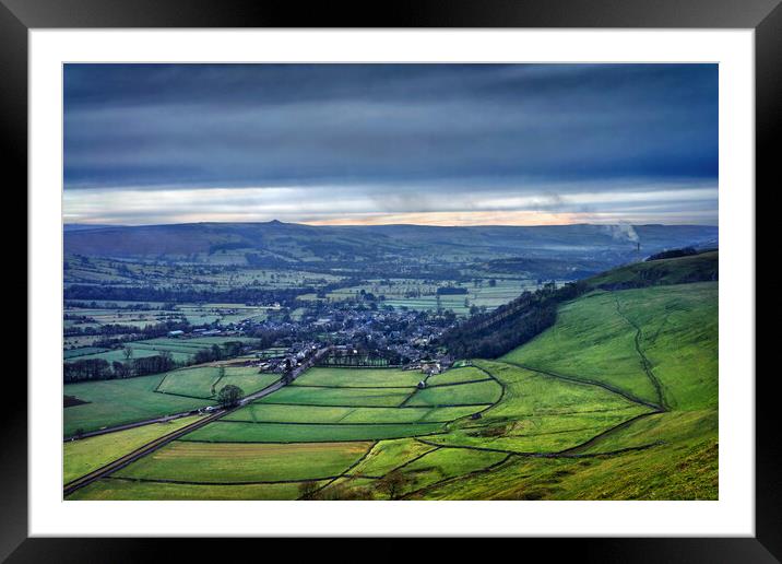 Hope Valley View Framed Mounted Print by Darren Galpin