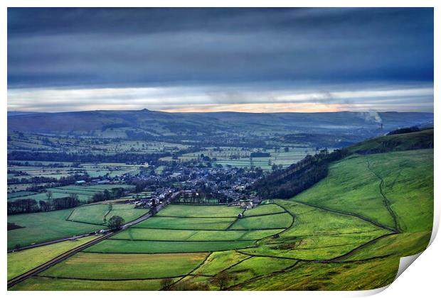 Hope Valley View Print by Darren Galpin