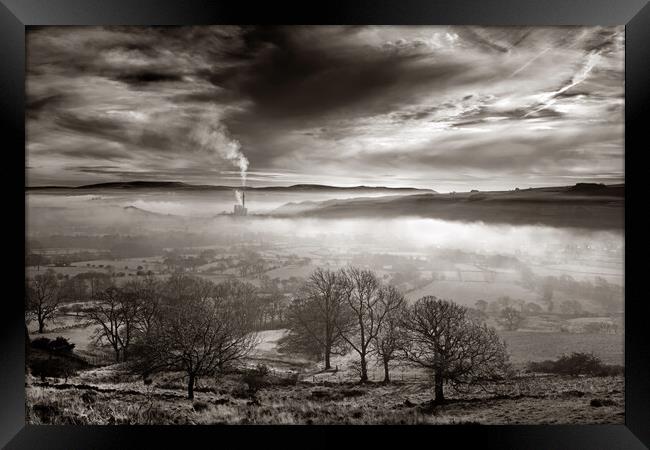 Hope Valley Inversion Framed Print by Darren Galpin