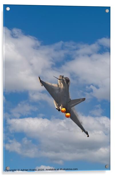 Eurofighter Typhoon Acrylic by Adrian Evans
