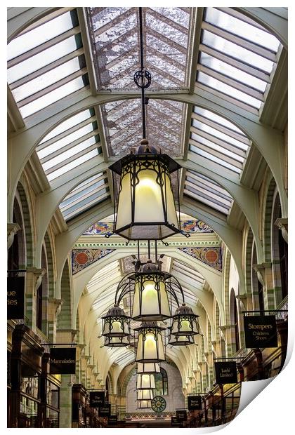 norwich royal arcade Print by Kevin Snelling