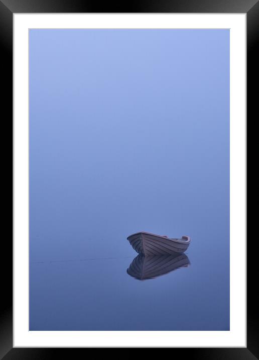 Calm waters on Loch Shiel Framed Mounted Print by Dan Ward