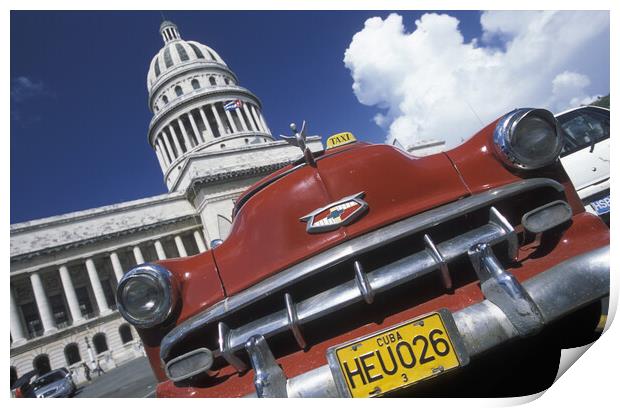 AMERICA CUBA HAVANA Print by urs flueeler