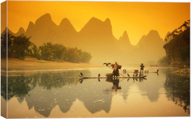 ASIA CHINA GUILIN Canvas Print by urs flueeler