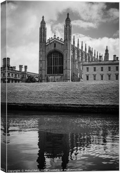 View of King's College Cambridge from the River Cam, Cambridge, England, UK Canvas Print by Mehul Patel