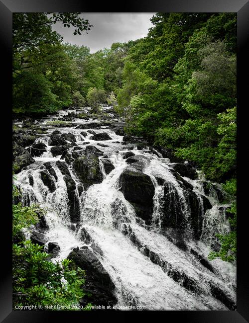 Swallow Falls (Rhaeadr Ewynnol), Betws-y-Coed,, Conwy, North Wales, UK Framed Print by Mehul Patel