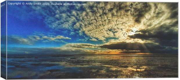 Majestic Sky of Lytham Canvas Print by Andy Smith
