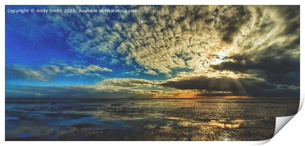 Majestic Sky of Lytham Print by Andy Smith