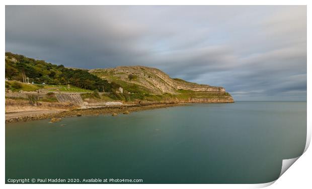 The Great Orme from the Pier Print by Paul Madden