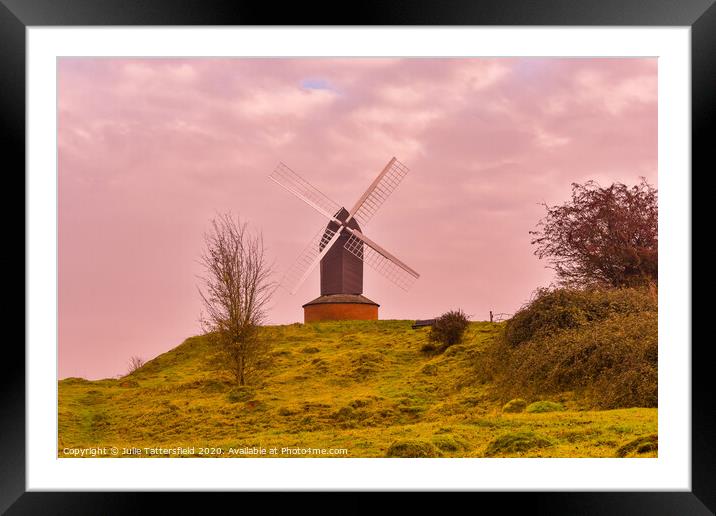 Beautiful Brill windmill landscape Framed Mounted Print by Julie Tattersfield