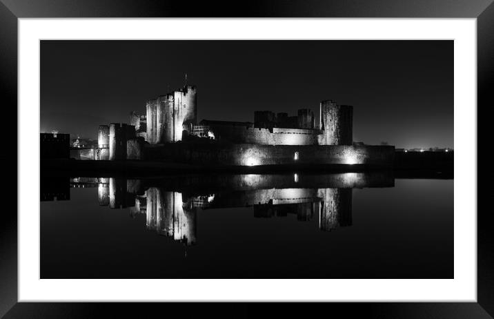 Caerphilly Castle Framed Mounted Print by Dean Merry