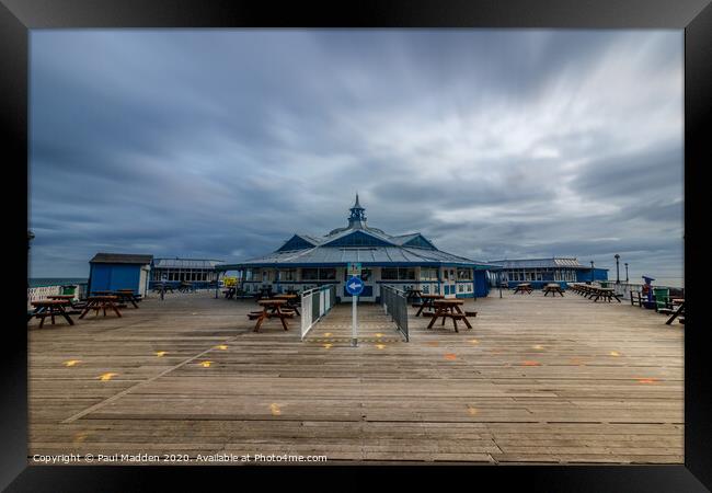 llandudno pier Framed Print by Paul Madden