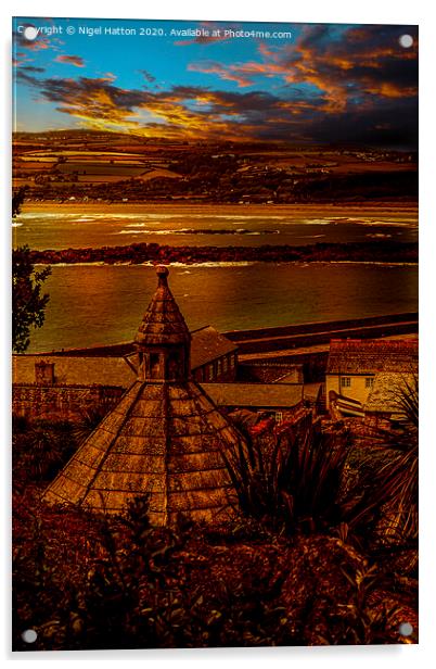 Mounts Bay Acrylic by Nigel Hatton