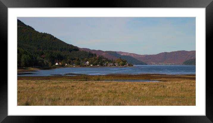 Ratagan on Loch Duich Framed Mounted Print by Eileen Wilkinson ARPS EFIAP