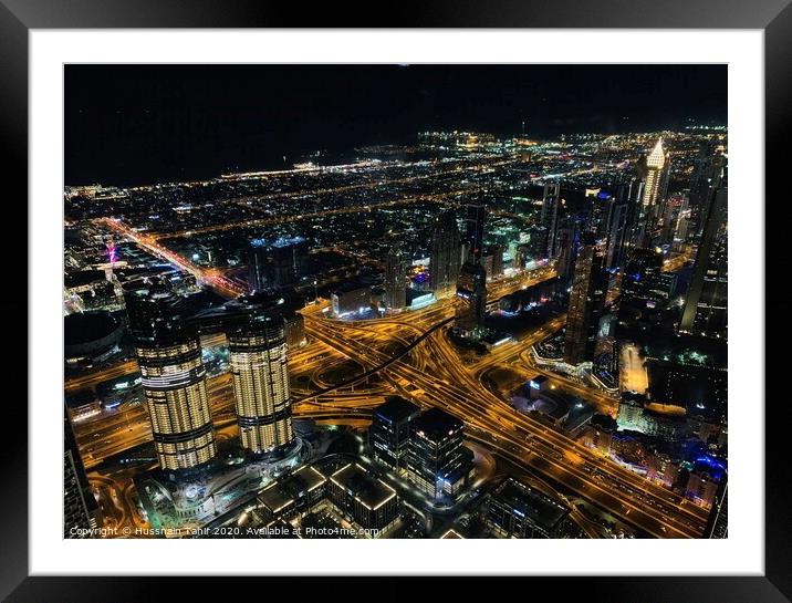 Dubai  Framed Mounted Print by Hussnain Tahir