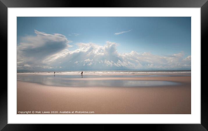 Solitude Framed Mounted Print by Malc Lawes