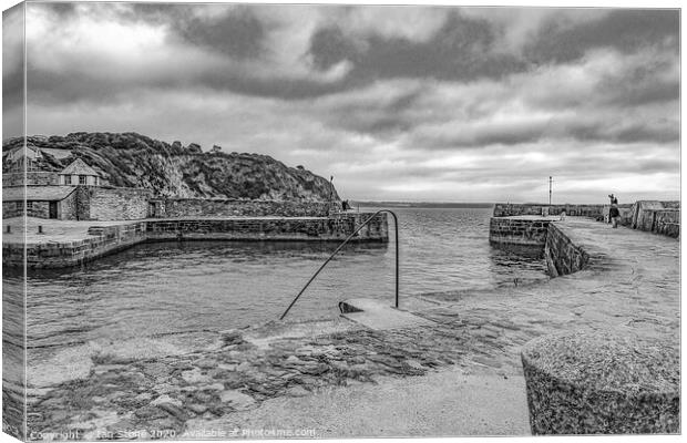 Charlestown Harbour ,Cornwall  Canvas Print by Ian Stone