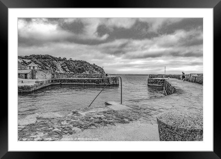 Charlestown Harbour ,Cornwall  Framed Mounted Print by Ian Stone