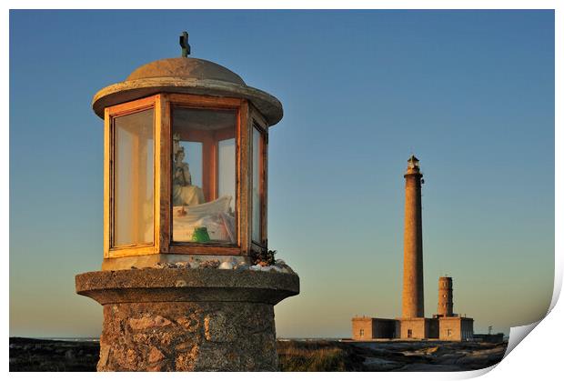 Gatteville Lighthouse, Normandy Print by Arterra 