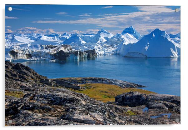 Kangia Icefjord, Greenland Acrylic by Arterra 