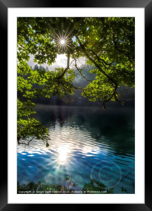 A ray of sunshine Framed Mounted Print by Sergio Delle Vedove