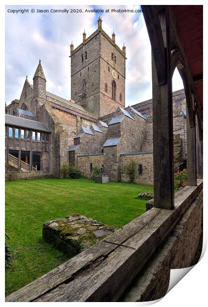 St David's Cathedral. Print by Jason Connolly